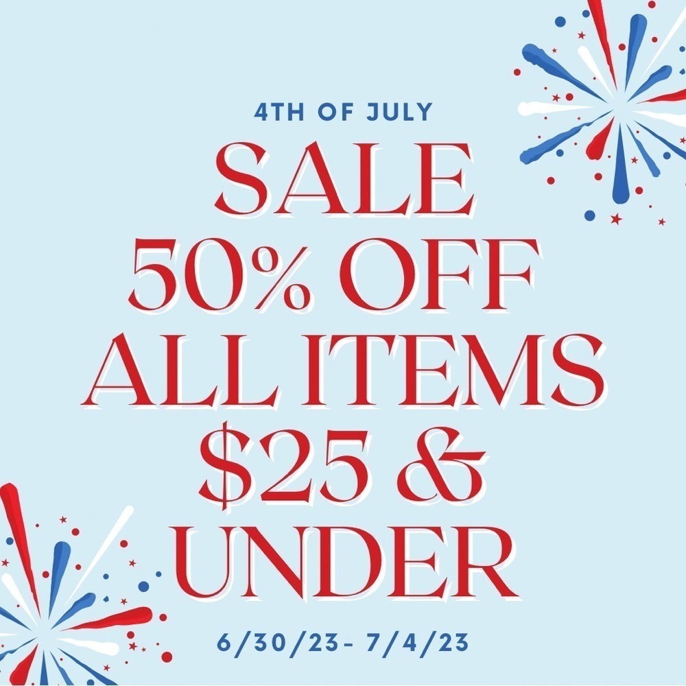4th of July sale